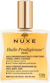 Nuxe Huile Prodigieuse® Riche nährendes Multifunktions-Trockenöl für Gesicht, Körper und Haar 100 ml