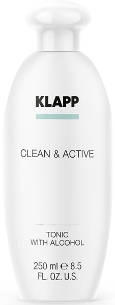 Klapp Clean & Active Tonic with Alcohol 250 ml