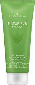 Charlotte Meentzen Natur Pur Balance Körperpeeling Bio-Rohrzucker-Grüner Tee 200 ml