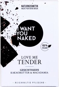 I Want You Naked Gesichtsseife Love Me Tender Kakaobutter & Macadamia-Öl 100 g