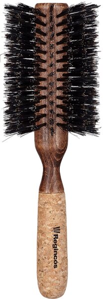 Profi-Haarbürste 16-reihig Handgriff Kork mit Rundbürste Regincós aus