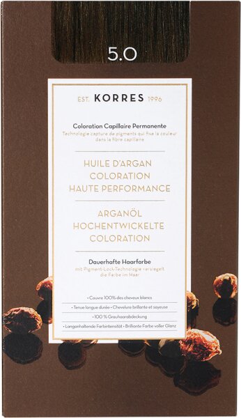 Korres Argan&ouml;l Hochentwickelte Coloration 3er Set 5.0 Hellbraun