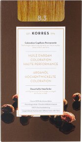 Korres Arganöl Hochentwickelte Coloration 3er Set 8.3 Honigblond