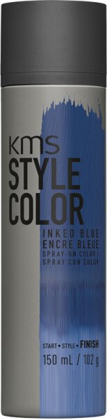 4044897670386 - KMS Haare Style Color Spray-On Color Inked Blue 150 ml