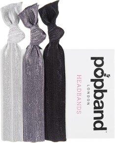 The Popband Headbands (3 Pieces) black Haargummi 3 stk