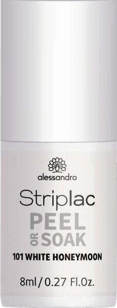 4025087481012 - Alessandro International StripLac Peel or Soak 8 ml - 101 white honeymoon