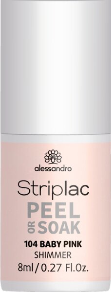 Alessandro Striplac Peel or Soak 104 Baby Pink 8 ml