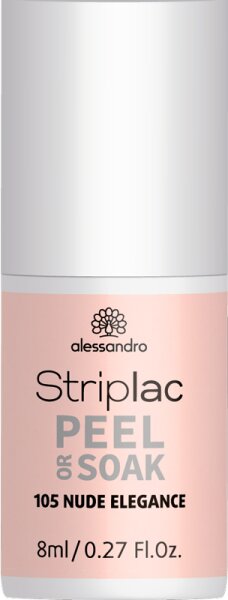 Alessandro Striplac Peel or Soak 105 Nude Elegance 8 ml