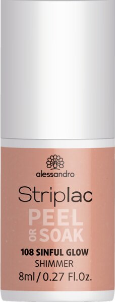 Alessandro Striplac Peel or Soak 108 Sinful Glow 8 ml