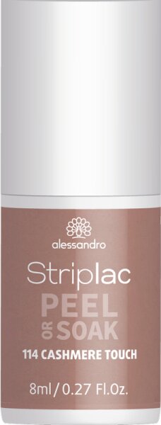 4025087481142 - Alessandro International StripLac Peel or Soak 8 ml - 114 cashmere touch