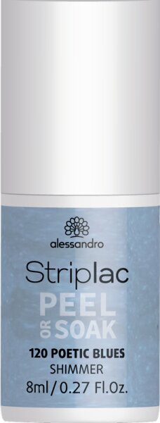 Alessandro Striplac Peel or Soak 120 Poetic Blues 8 ml