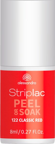 Alessandro Striplac Peel or Soak 122 Classic Red 8 ml