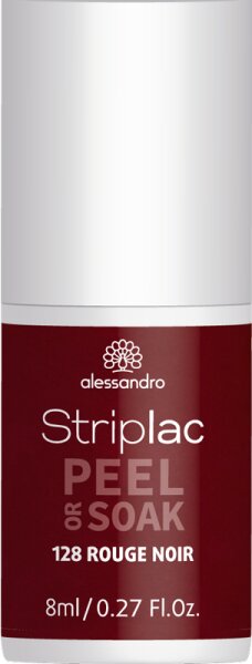 Alessandro Striplac Peel or Soak 128 Rouge Noir 8 ml