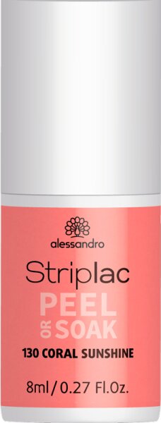 4025087481302 - Alessandro International StripLac Peel or Soak 8 ml - 130 coral sunshine