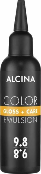 Alcina Color Gloss+Care Emulsion Haarfarbe 9.8 Lichtblond-Silber Haarfarbe 100 ml