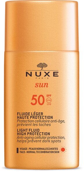 Nuxe Sun leichtes Sonnenfluid f&uuml;r das Gesicht LSF 50 50 ml