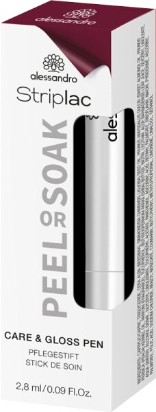 Alessandro Striplac Peel or Soak Care & Gloss Finish