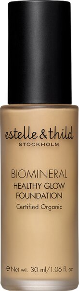 7350049332031 - estelle & thild BioMineral Healthy Glow Foundation 123 Medium Yellow 30 ml