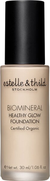 7350049332079 - estelle & thild BioMineral Healthy Glow Foundation 121 Light Yellow 30 ml