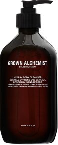 Grown Alchemist Hydra+ Body Cleanser Emerald Cypress CO2 Extract Rosemary Sandalwood 500 ml