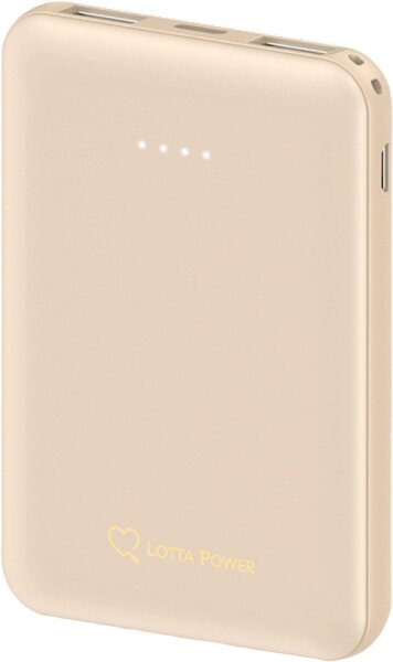 4260458922477 - Lotta Power Zusatzakku Powerbank Gold 5000 mAh