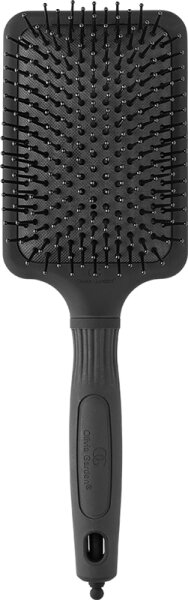 Olivia Garden Black Brush Label Paddle