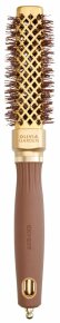 Olivia Garden Expert Blowout Straight Wavy Bristle Gold&Brown 20