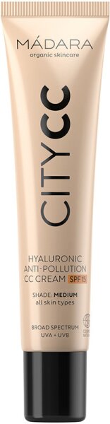 M&Aacute;DARA Organic Skincare CITYCC Hyaluronic Anti-Pollution CC Cream SPF15 Medium Beige 40 ml