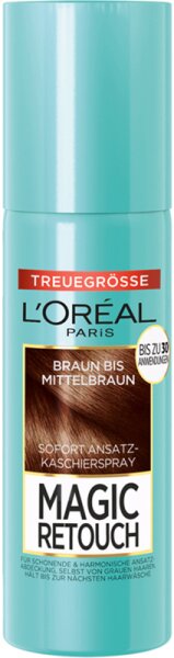 3600523655847 - LOré al Paris Magic Retouch Ansatzspray braun bis mittelbraun Coloration 90 ml