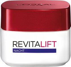 L'Oréal Paris RevitaLift Feuchtigkeitsspendende Nacht-Creme Multi-Lift Gesichtscreme 50ml