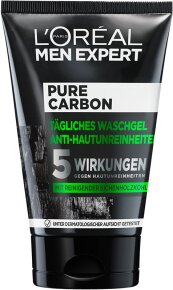 L'Oréal Men Expert Pure Carbon Tägliches Waschgel Anti-Hautunreinheiten Gesichtsreinigungsgel 100ml