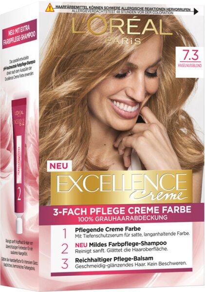 3600523714452 - LOré al Paris Excellence Creme 73 Haselnussblond Coloration 1Stk