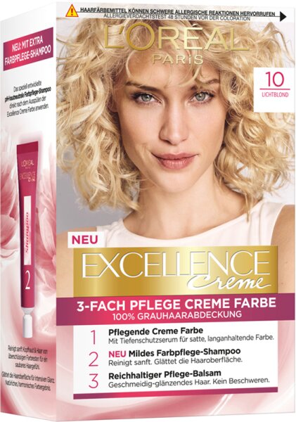 3600523714513 - LOré al Paris Excellence Creme 10 Lichtblond Coloration 1Stk