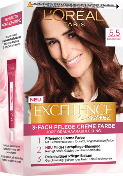 3600523925582 - LOré al Paris Excellence Creme 55 Schokobraun Coloration 1Stk