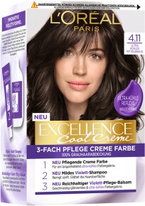 L'Oréal Paris Excellence Cool Creme 4.11 Ultra kühles Mittelbraun Coloration 1Stk