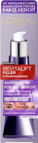 L'Oréal Paris RevitaLift Filler [+Hyaluronsäure] Augencreme für das Gesicht Augencreme 30ml