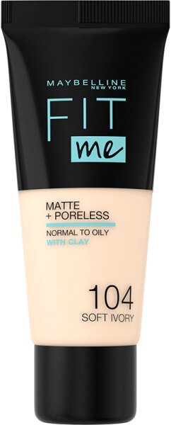 3600531369002 - Fit Me! Matte + Poreless Make-Up Nr 104 Soft Ivory Foundation 30ml