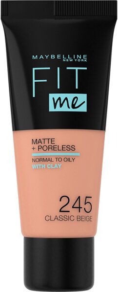 Maybelline Fit Me! Matte + Poreless Make-Up Nr. 245 Classic Beige Foundation 30ml