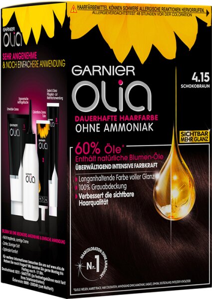 3600541250406 - Olia dauerhafte Haarfarbe 415 Schokobraun Coloration 1Stk