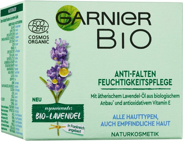 Garnier Bio Anti-Falten Feuchtigkeitspflege Lavendel 50 Gesichtscreme