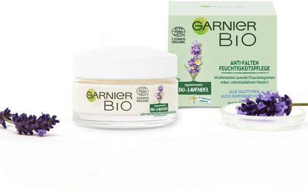 Garnier Bio Anti-Falten Lavendel 50 Feuchtigkeitspflege Gesichtscreme