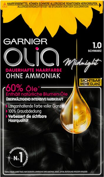 Haarfarbe Garnier dauerhafte Olia