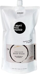 I Want You Naked Coco Glow Body Wash Bio-Kokosöl & Tangerine REFILL 1000 ml