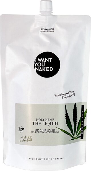 0010101391983 - I Want You Naked THE LIQUID Holy Hemp Hand Wash REFILL 1000 ml