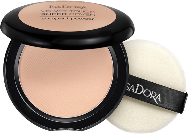 7317852149430 - Isadora Velvet Touch Sheer Cover Compact Powder 43 Cool Sand 10 g