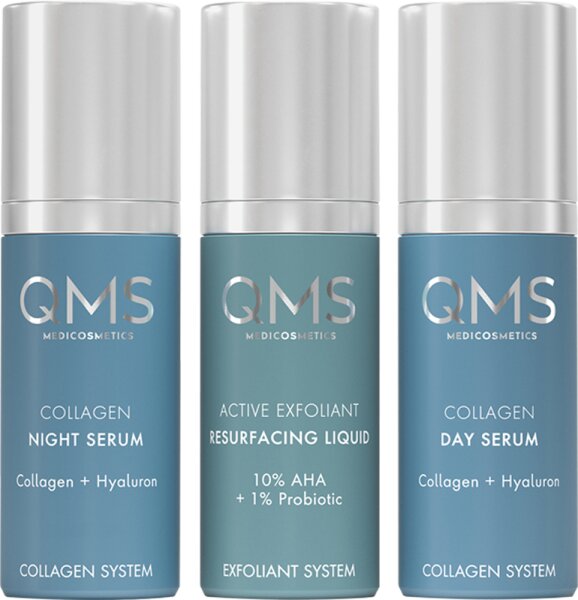 4025614508199 - QMS Medicosmetics Collagen System 3-step Routine Set 3 x 30 ml