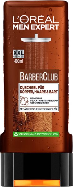 3600523980499 - LOré al Men Expert Barber Club Duschgel XXL fü r Kö rper Haare & Bart 400 ml