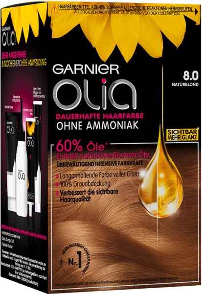 3600541250956 - Olia dauerhafte Haarfarbe 80 Naturblond Coloration 1Stk