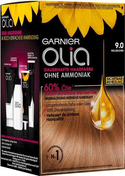 3600541251052 - Olia dauerhafte Haarfarbe 90 Hellblond Coloration 1Stk