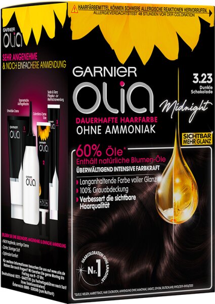 3600542306942 - Olia dauerhafte Haarfarbe 323 Dunkle Schokolade Coloration 1Stk